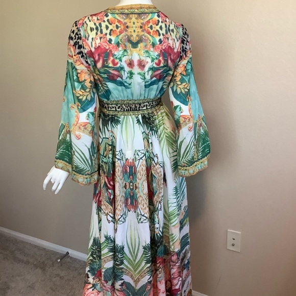 Miss Rosier Floral and Animal Print Maxi Dress - Picture 5 of 13